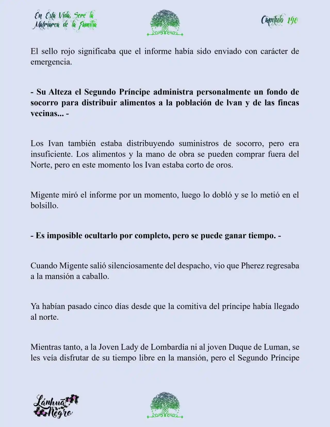 En Esta Vida Seré La Matriarca De Esta Familia (Novela) (Novela) - Capítulo 148 - Página 9 - LectorTMOo