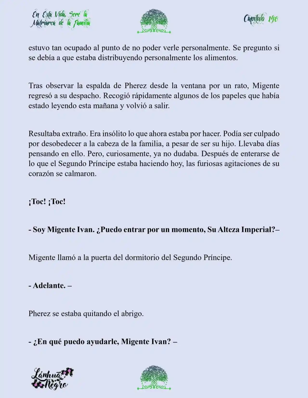 En Esta Vida Seré La Matriarca De Esta Familia (Novela) (Novela) - Capítulo 148 - Página 10 - LectorTMOo