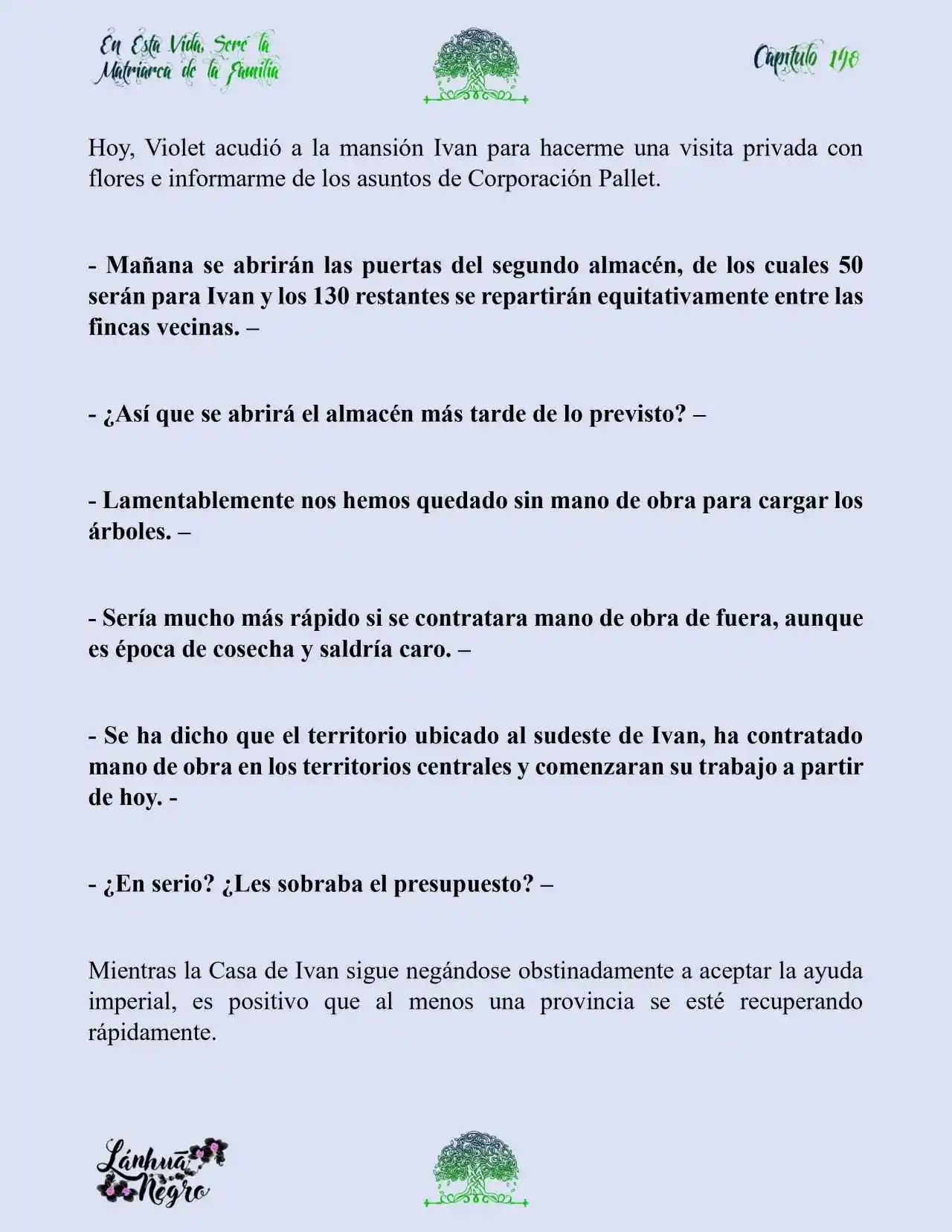 En Esta Vida Seré La Matriarca De Esta Familia (Novela) (Novela) - Capítulo 148 - Página 12 - LectorTMOo