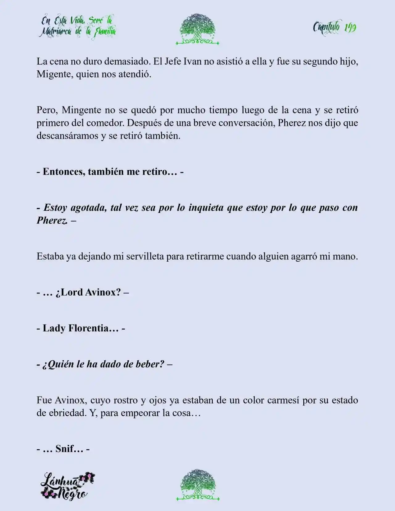 En Esta Vida Seré La Matriarca De Esta Familia (Novela) (Novela) - Capítulo 149 - Página 9 - LectorTMOo