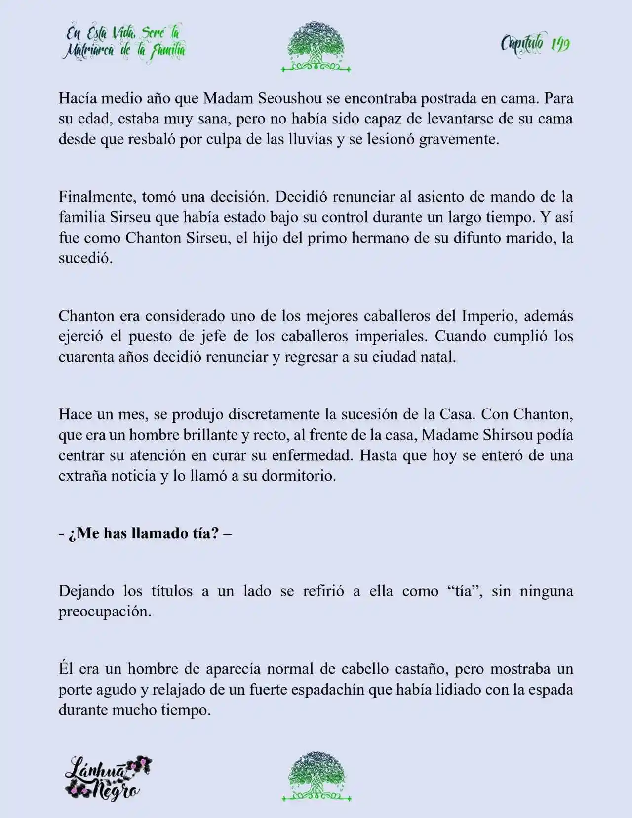 En Esta Vida Seré La Matriarca De Esta Familia (Novela) (Novela) - Capítulo 149 - Página 18 - LectorTMOo