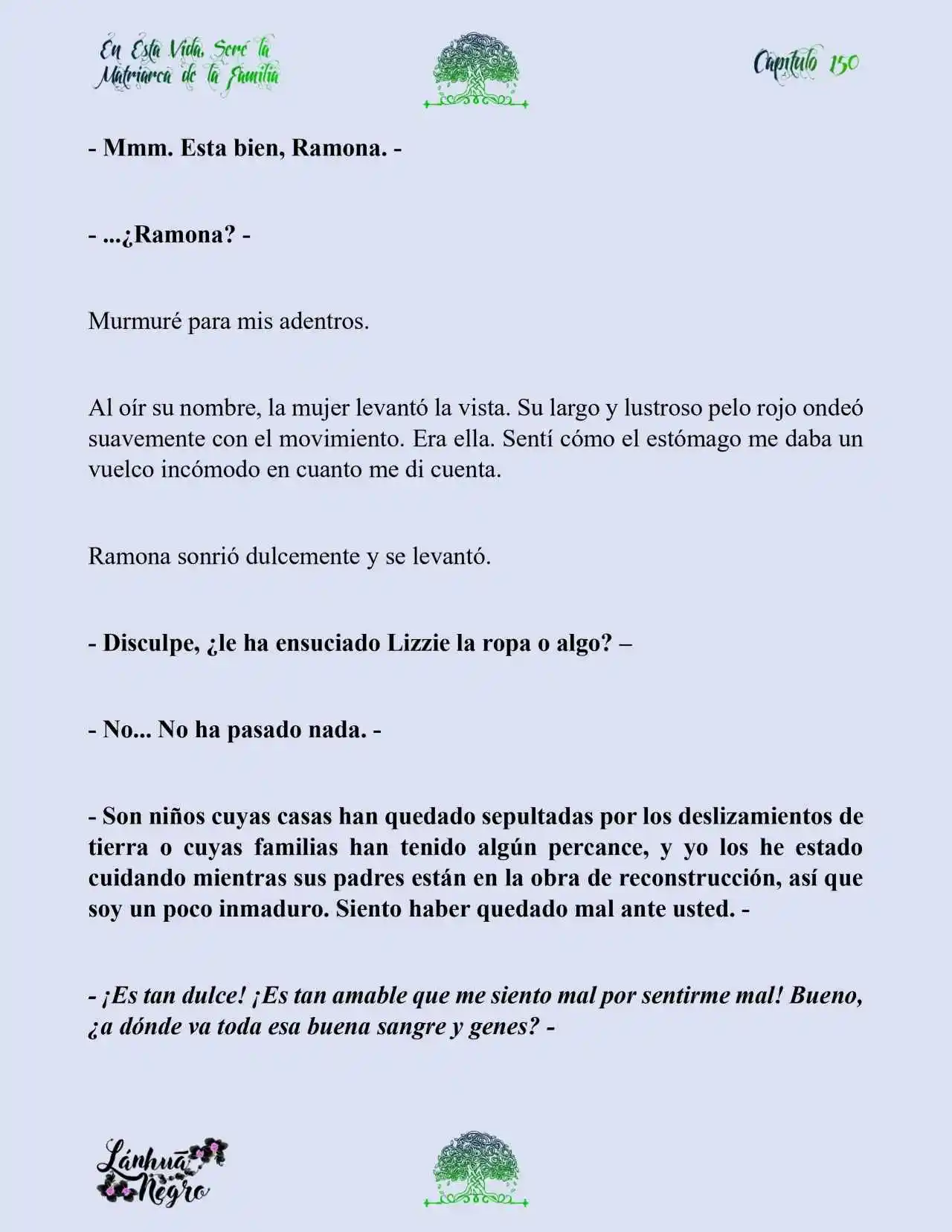 En Esta Vida Seré La Matriarca De Esta Familia (Novela) (Novela) - Capítulo 150 - Página 10 - LectorTMOo