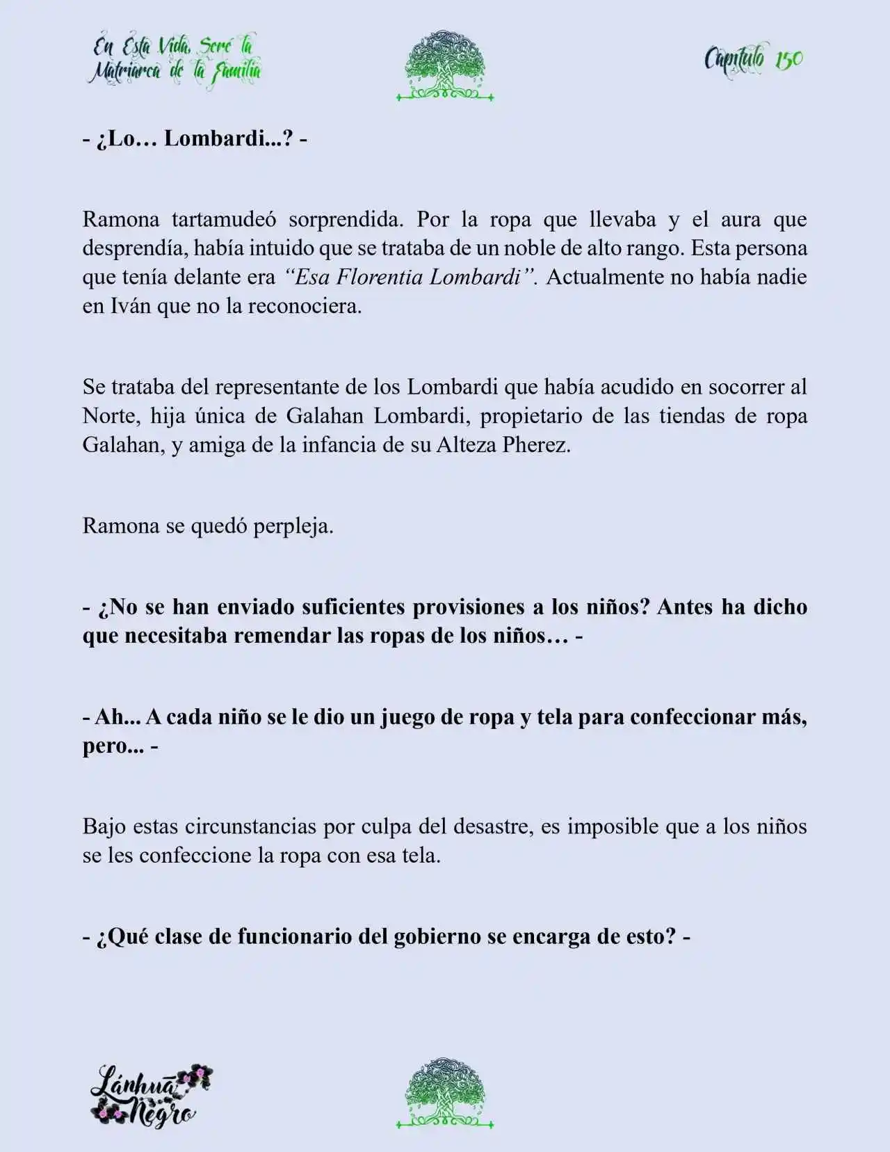 En Esta Vida Seré La Matriarca De Esta Familia (Novela) (Novela) - Capítulo 150 - Página 12 - LectorTMOo