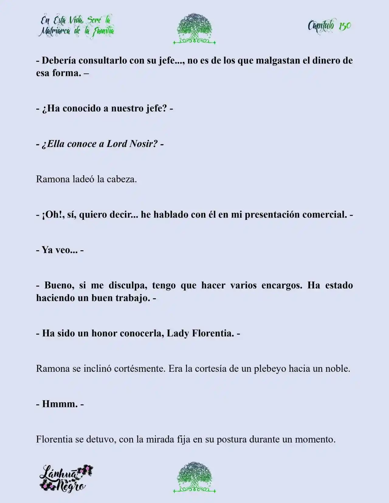 En Esta Vida Seré La Matriarca De Esta Familia (Novela) (Novela) - Capítulo 150 - Página 14 - LectorTMOo