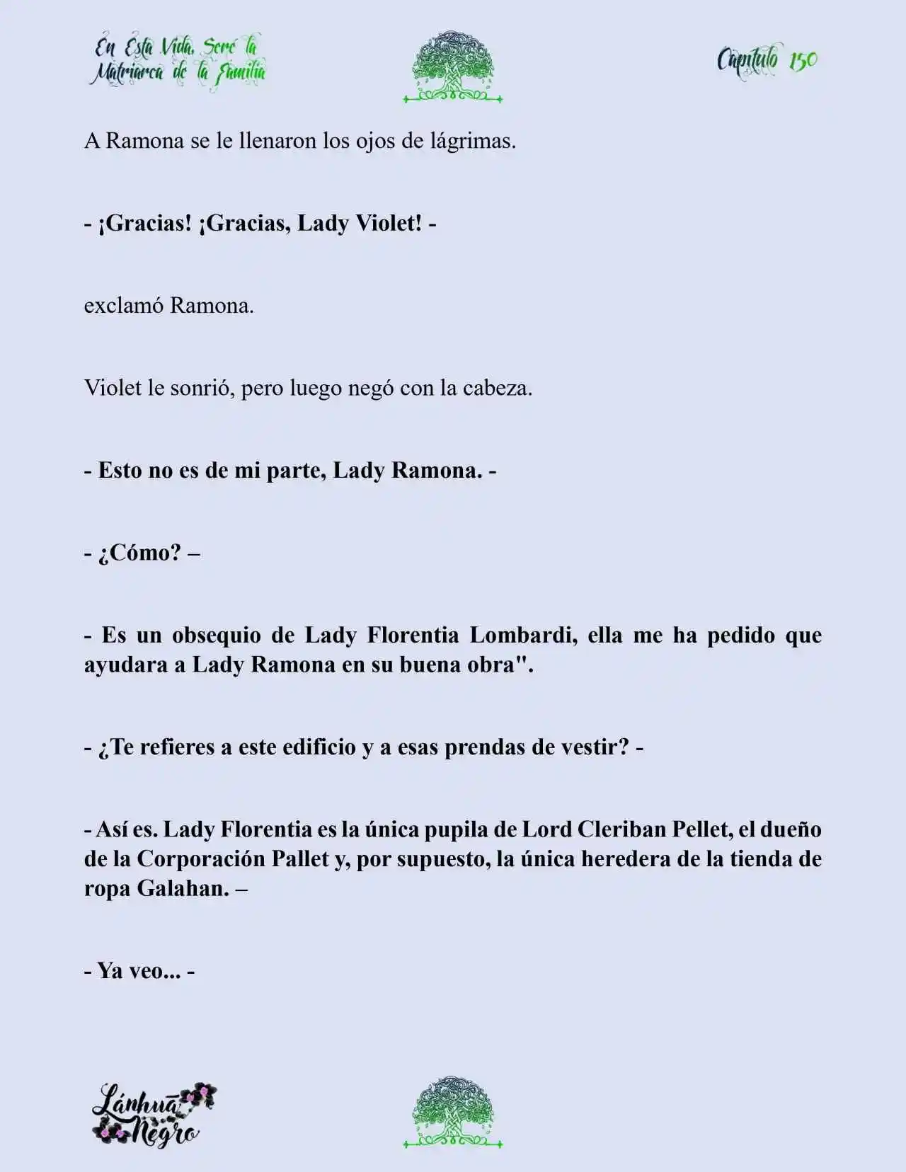 En Esta Vida Seré La Matriarca De Esta Familia (Novela) (Novela) - Capítulo 150 - Página 18 - LectorTMOo