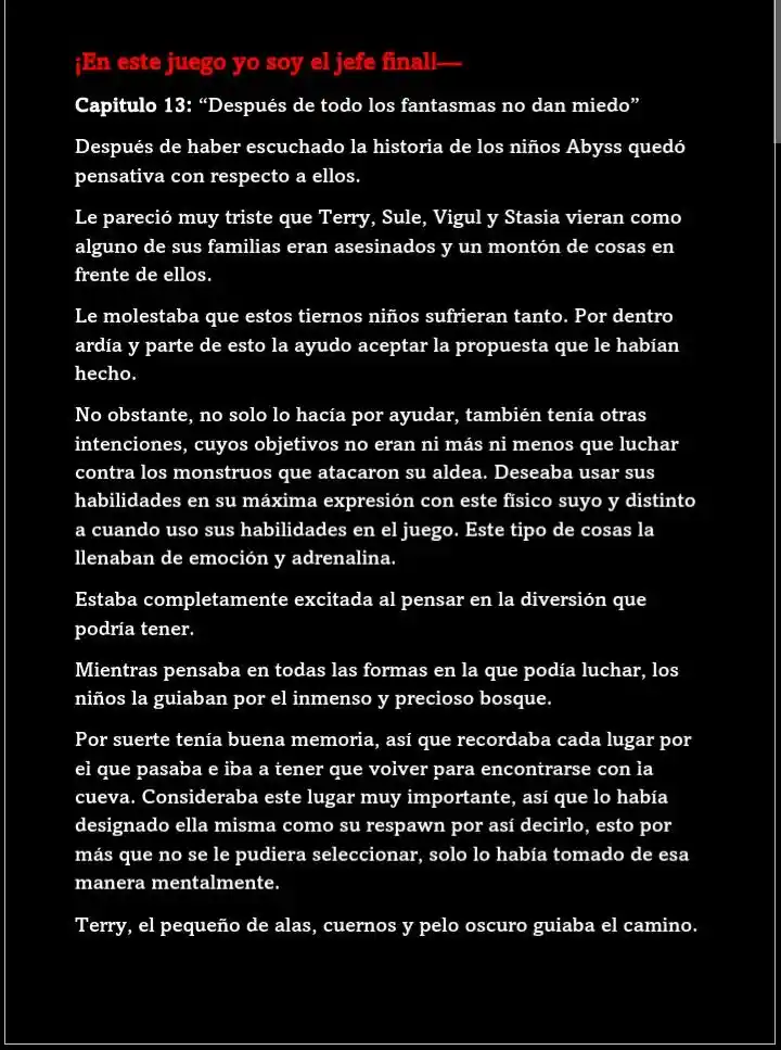 ¡En Este Juego Yo Soy El Jefe Final! (Novela) - Capítulo 13 - Página 2 - LectorTMOo