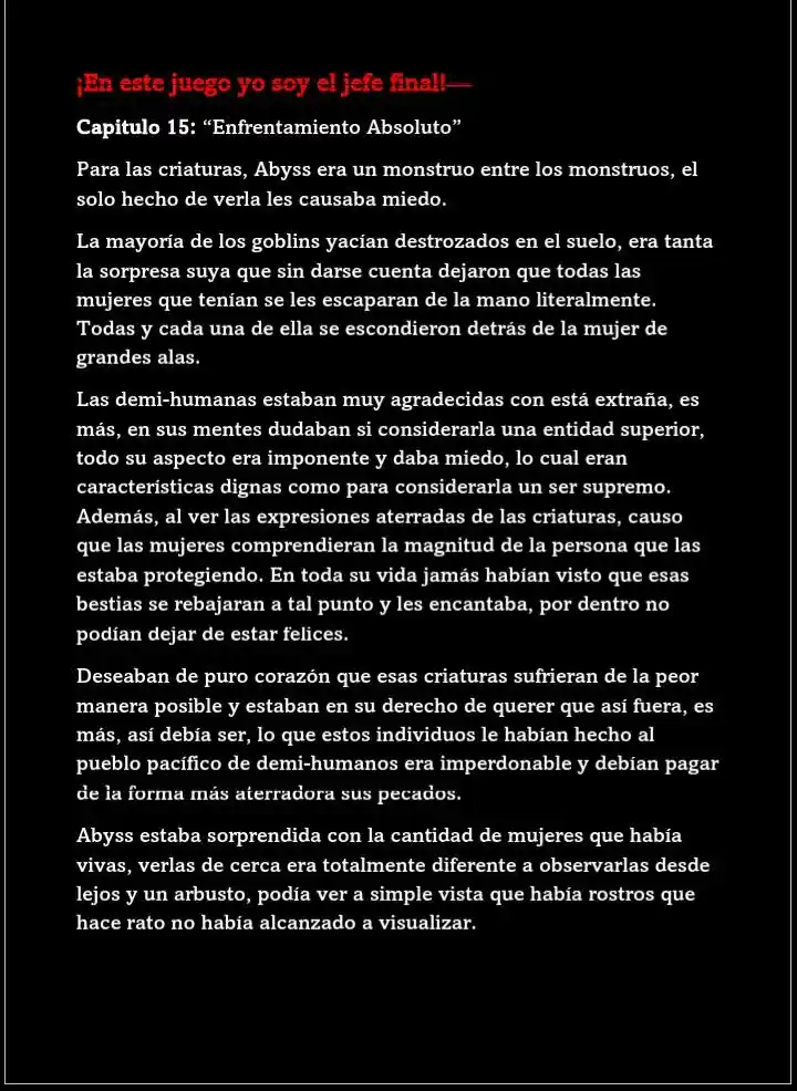 ¡En Este Juego Yo Soy El Jefe Final! (Novela) - Capítulo 15 - Página 1 - LectorTMOo