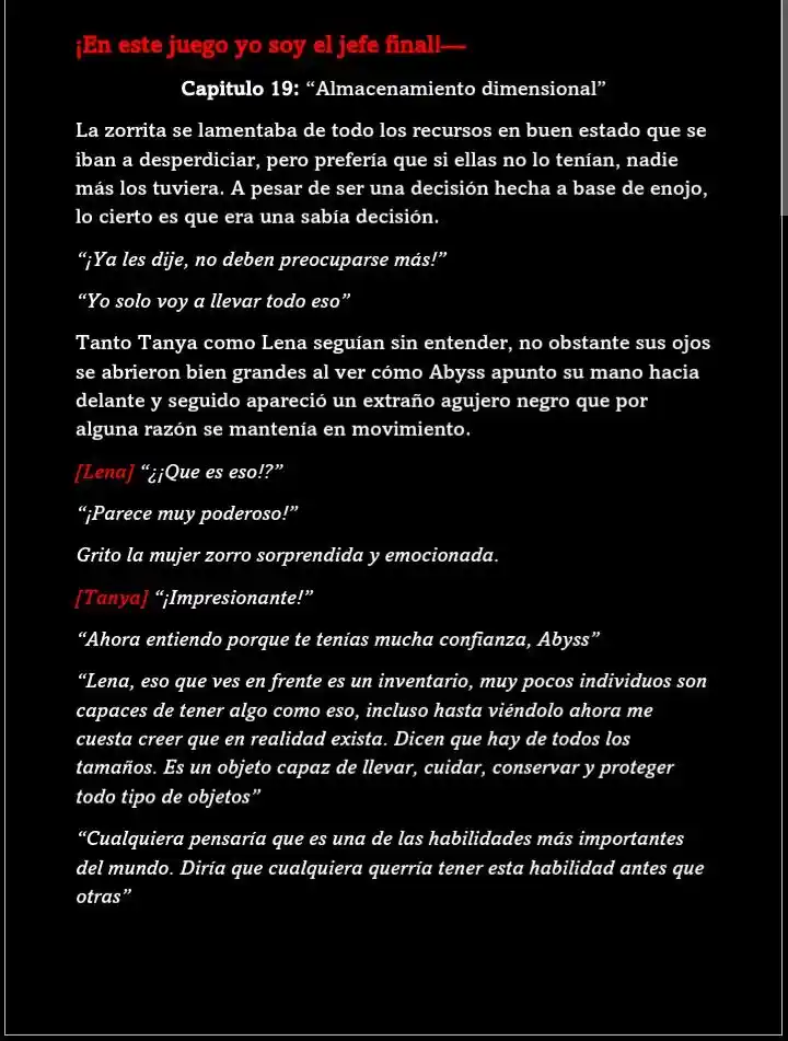 ¡En Este Juego Yo Soy El Jefe Final! (Novela) - Capítulo 19 - Página 2 - LectorTMOo