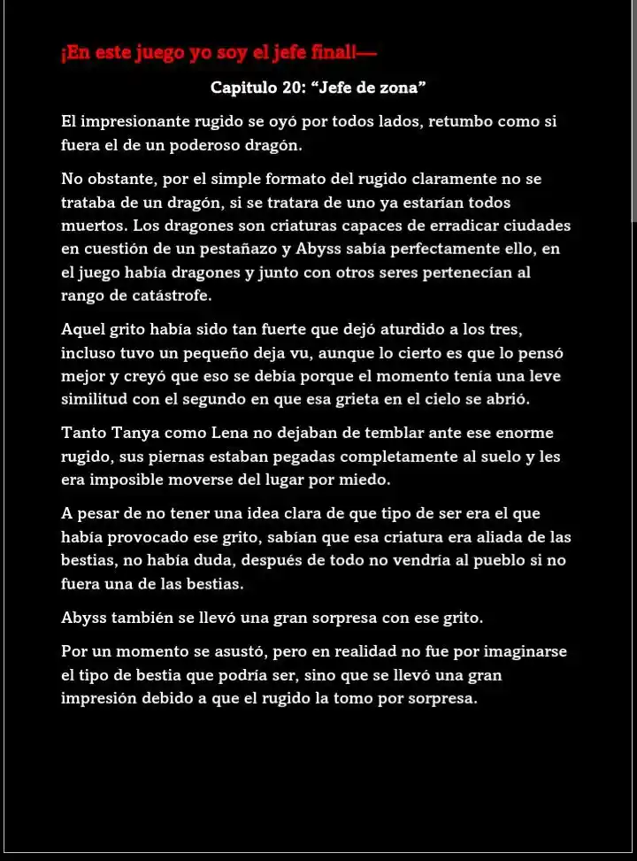 ¡En Este Juego Yo Soy El Jefe Final! (Novela) - Capítulo 20 - Página 2 - LectorTMOo