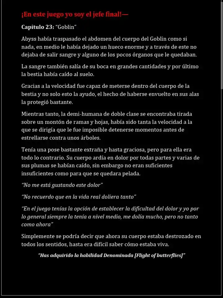 ¡En Este Juego Yo Soy El Jefe Final! (Novela) - Capítulo 23 - Página 2 - LectorTMOo