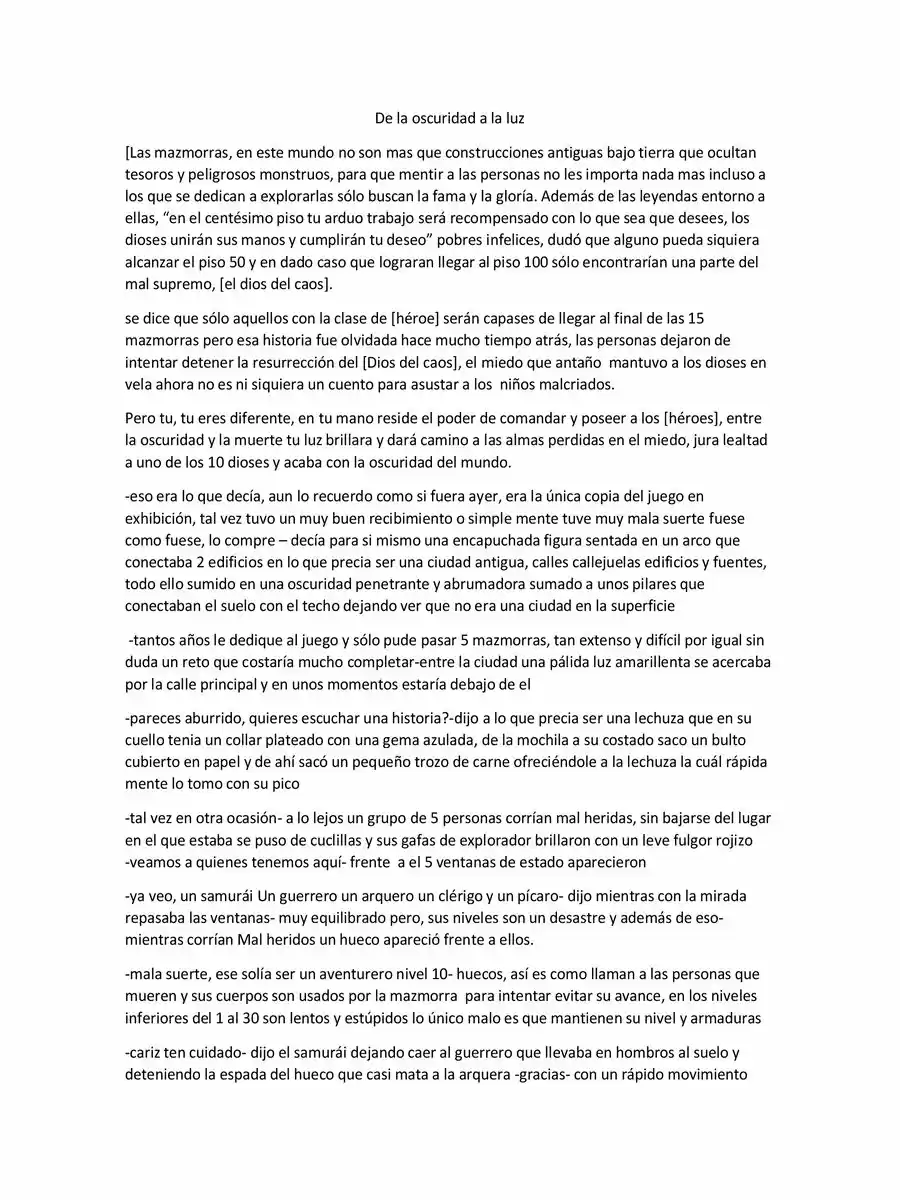 En La Oscuridad De La Mazmorra (Novela) - Capítulo 1 - Página 1 - LectorTMOo