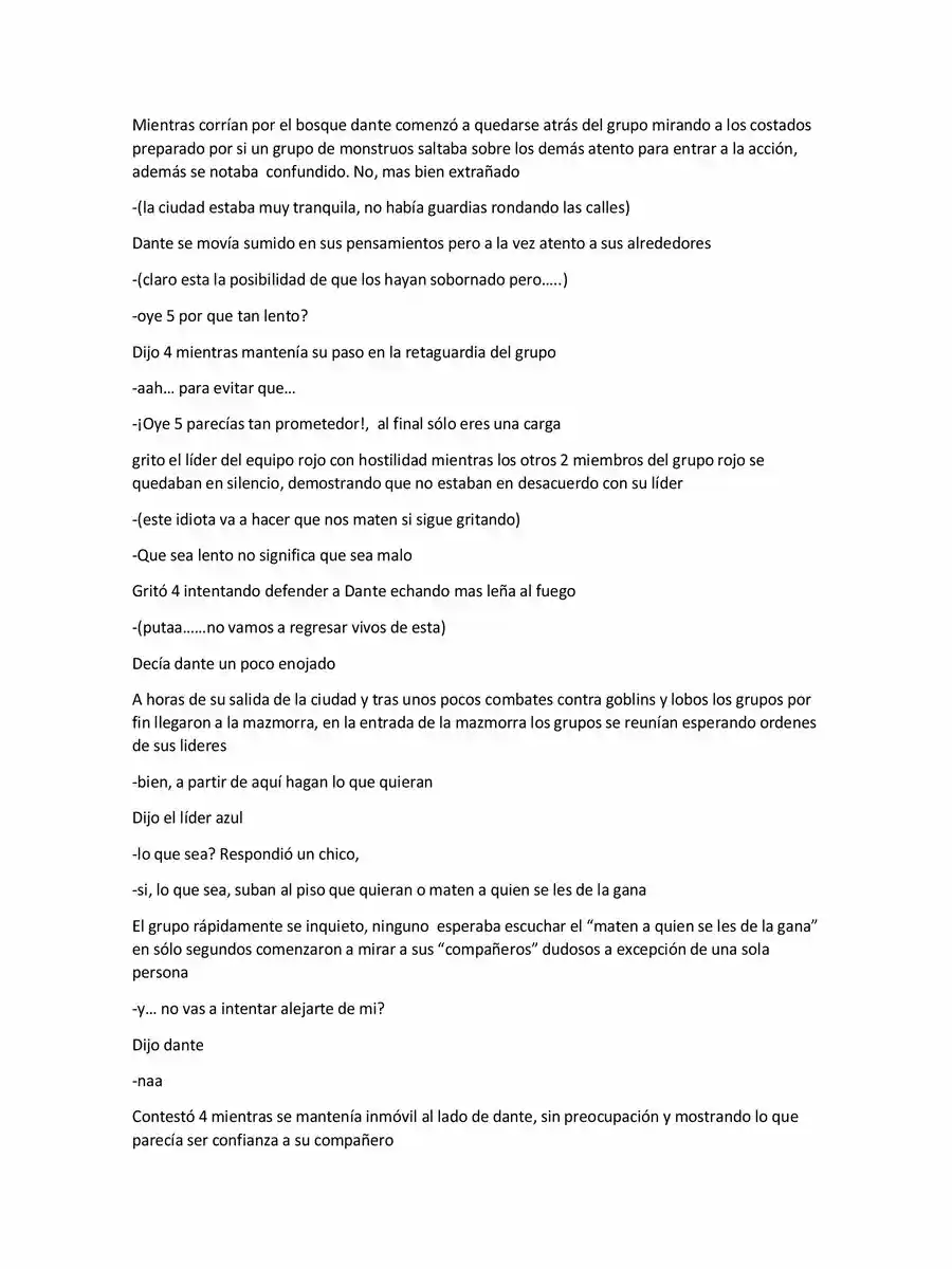 En La Oscuridad De La Mazmorra (Novela) - Capítulo 6 - Página 1 - LectorTMOo