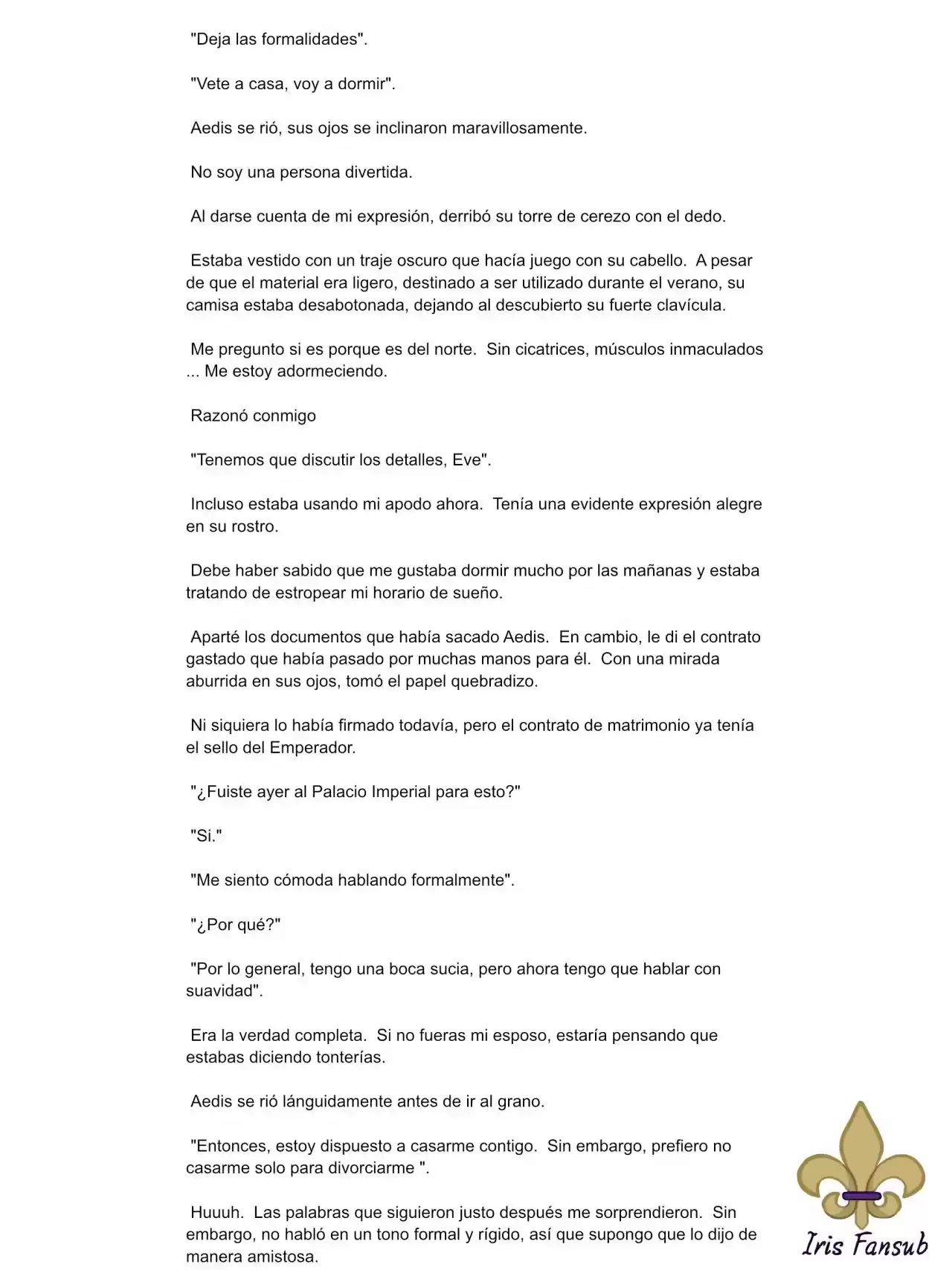En Lugar Del Hijo, Tomaré Al Padre (Novela) capítulo 10 página 3