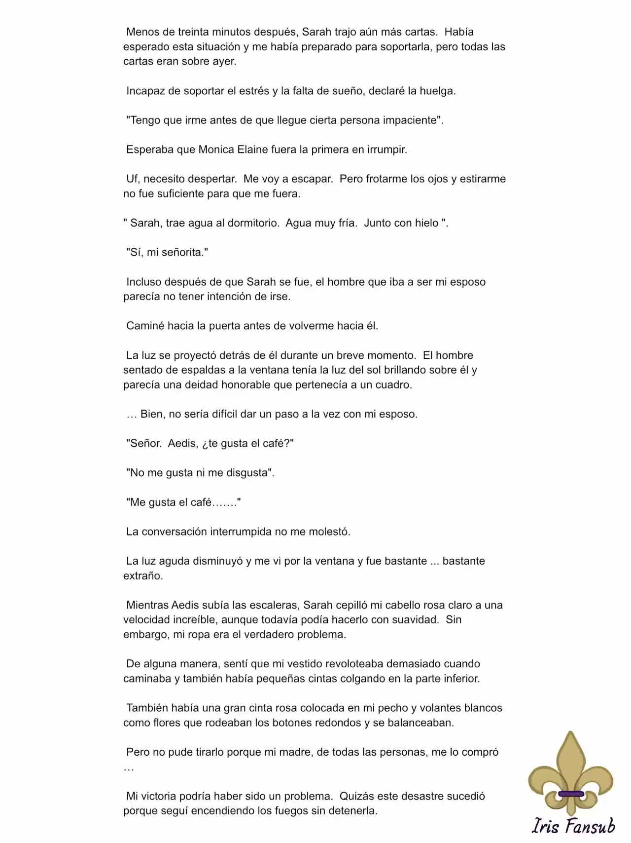 En Lugar Del Hijo, Tomaré Al Padre (Novela) capítulo 11 página 6