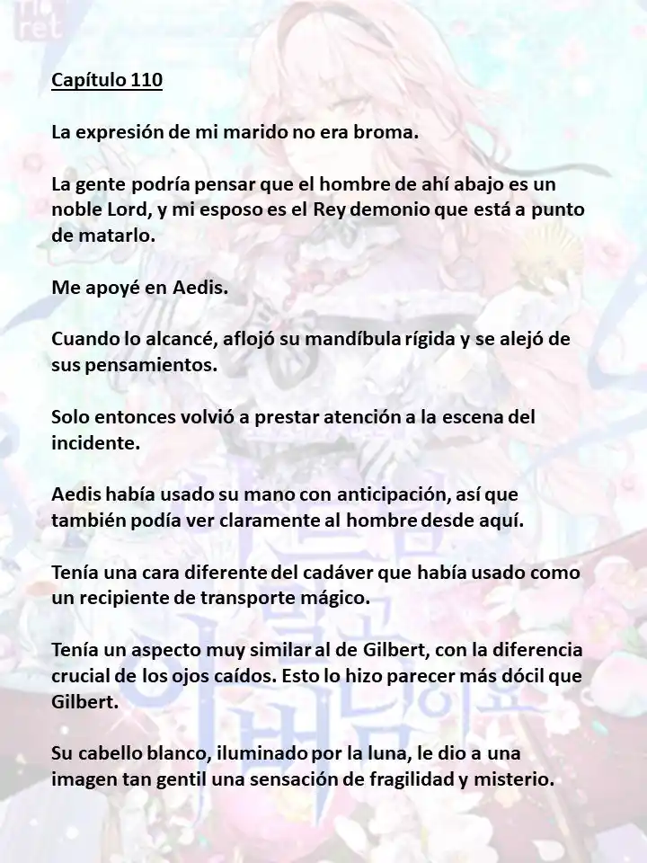 En Lugar Del Hijo, Tomaré Al Padre (Novela) capítulo 110 página 1