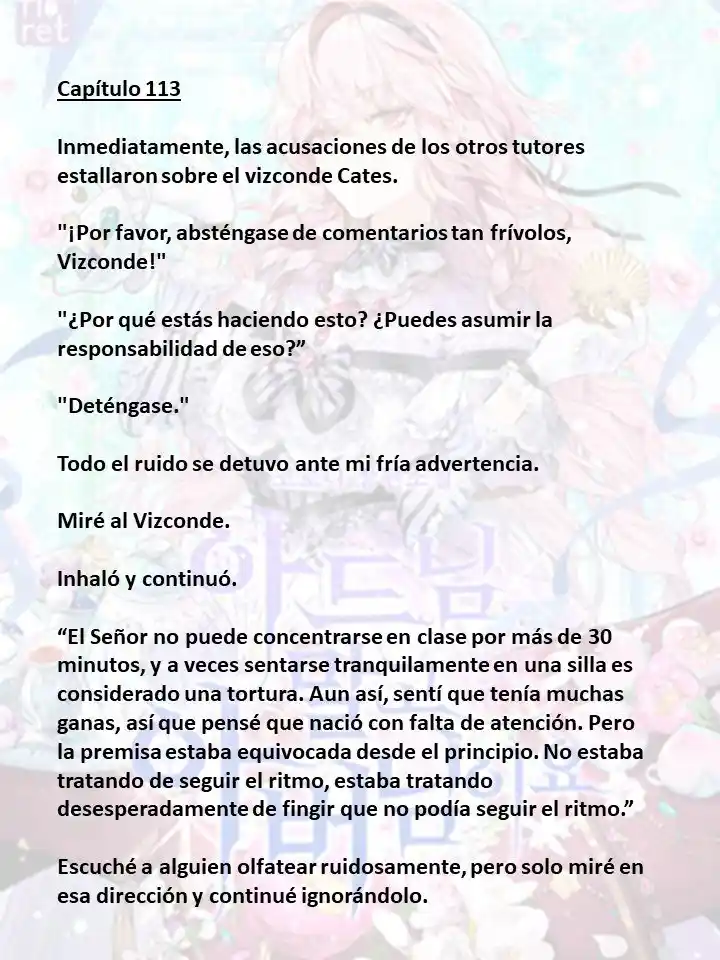 En Lugar Del Hijo, Tomaré Al Padre (Novela) capítulo 113 página 1