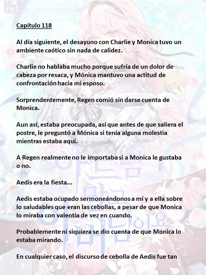 En Lugar Del Hijo, Tomaré Al Padre (Novela) capítulo 118 página 1