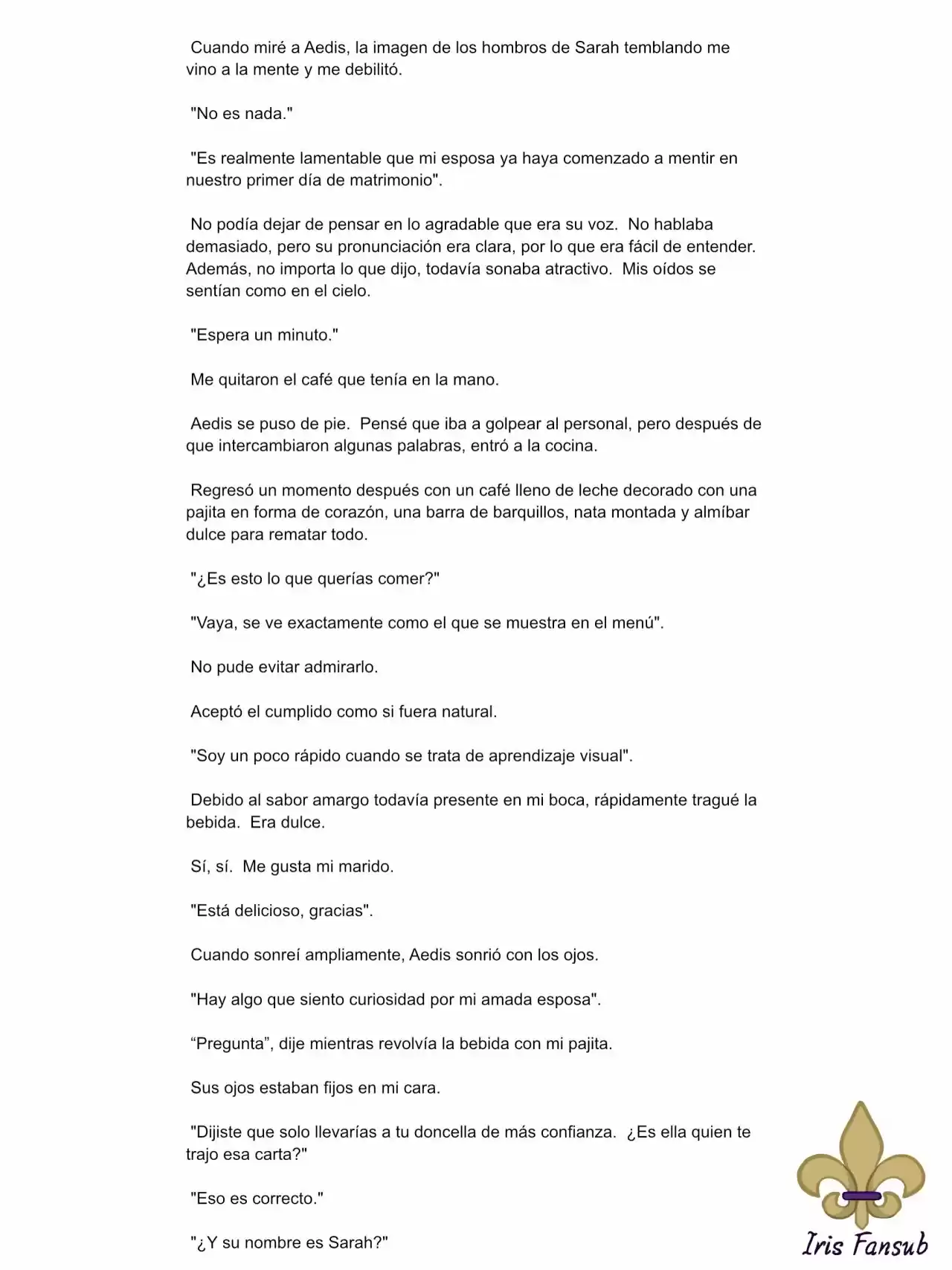 En Lugar Del Hijo, Tomaré Al Padre (Novela) capítulo 12 página 6