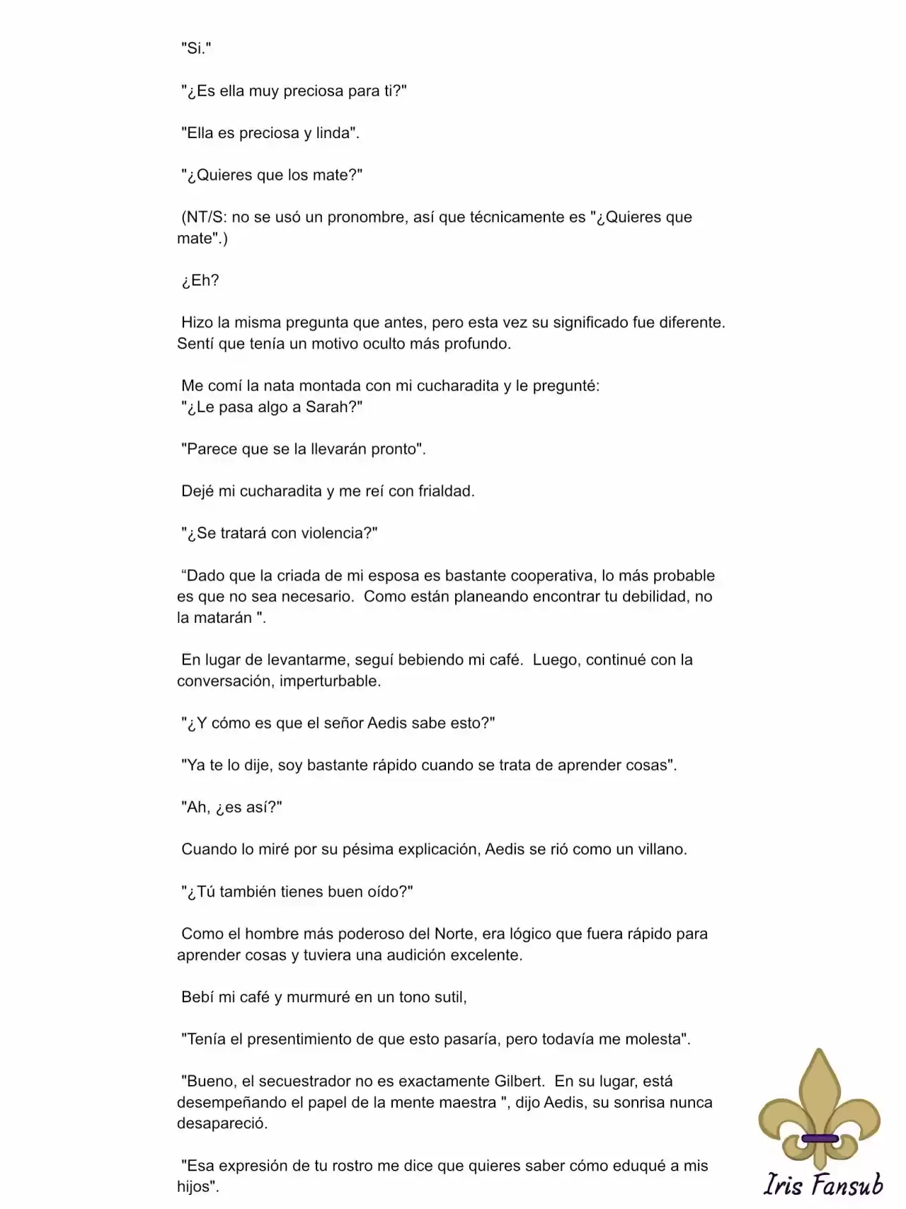 En Lugar Del Hijo, Tomaré Al Padre (Novela) capítulo 12 página 7
