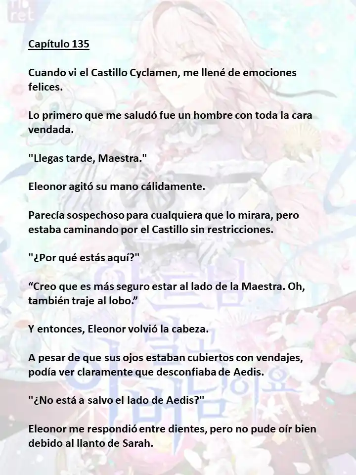 En Lugar Del Hijo, Tomaré Al Padre (Novela) capítulo 135 página 1