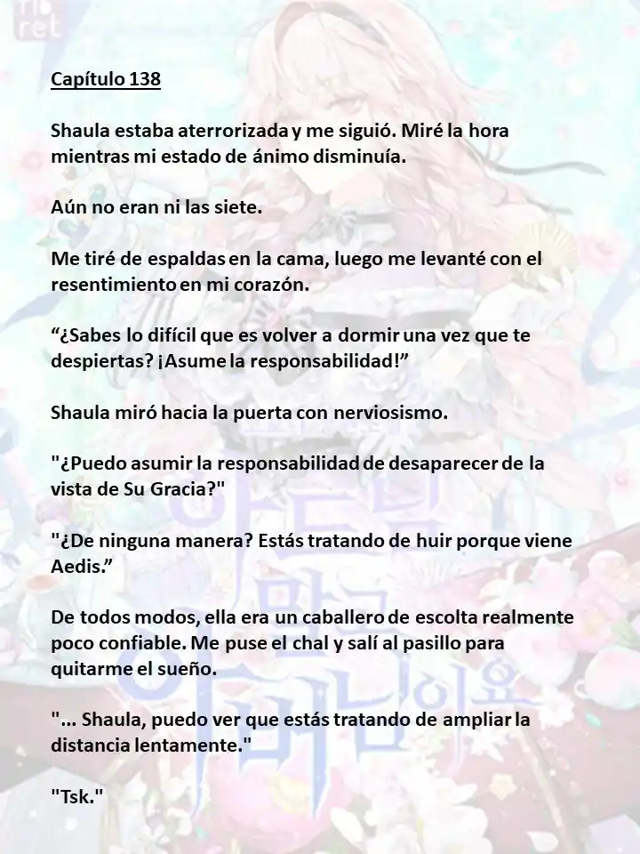 En Lugar Del Hijo, Tomaré Al Padre (Novela) capítulo 138 página 1