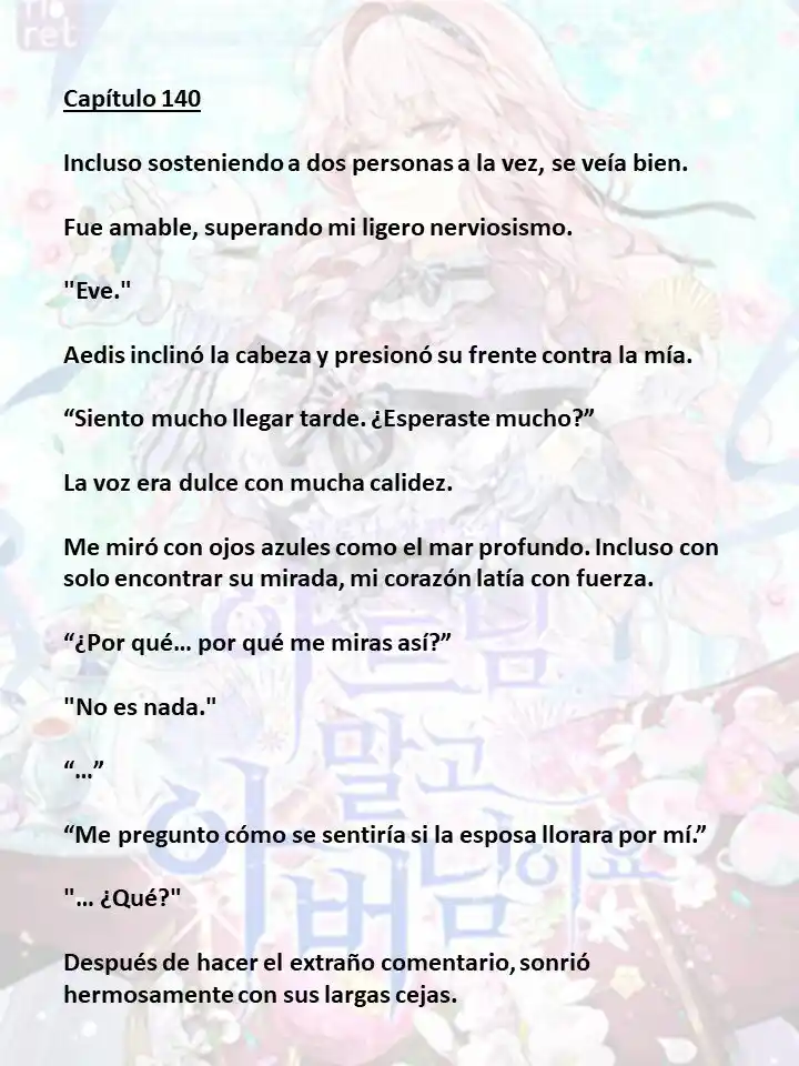 En Lugar Del Hijo, Tomaré Al Padre (Novela) capítulo 140 página 1