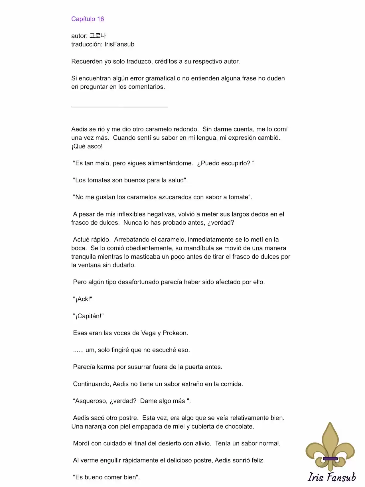 En Lugar Del Hijo, Tomaré Al Padre (Novela) capítulo 16 página 3
