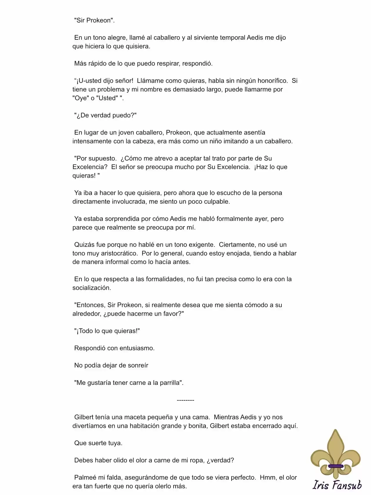 En Lugar Del Hijo, Tomaré Al Padre (Novela) capítulo 17 página 8