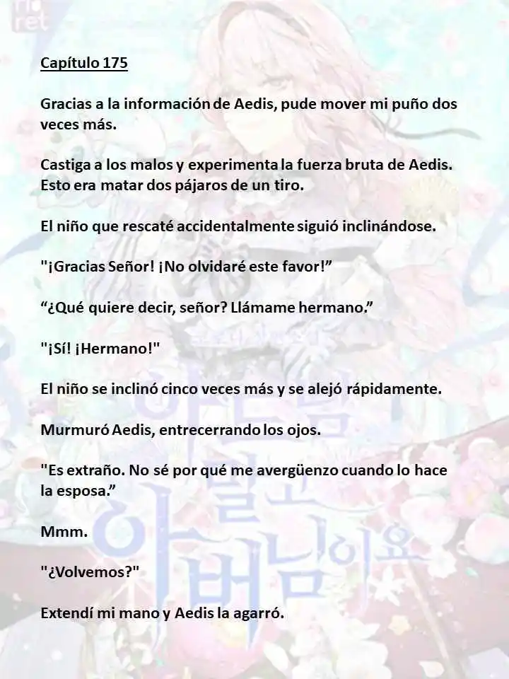 En Lugar Del Hijo, Tomaré Al Padre (Novela) capítulo 175 página 1