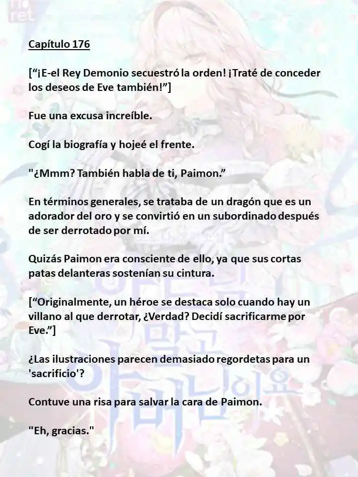En Lugar Del Hijo, Tomaré Al Padre (Novela) capítulo 176 página 1