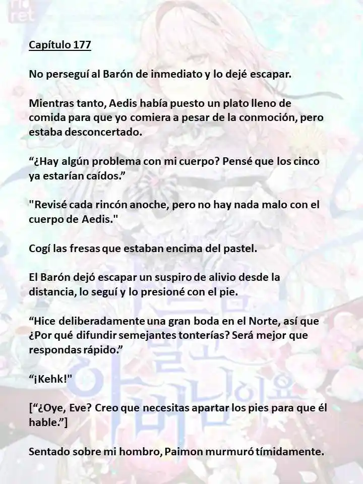En Lugar Del Hijo, Tomaré Al Padre (Novela) capítulo 177 página 1