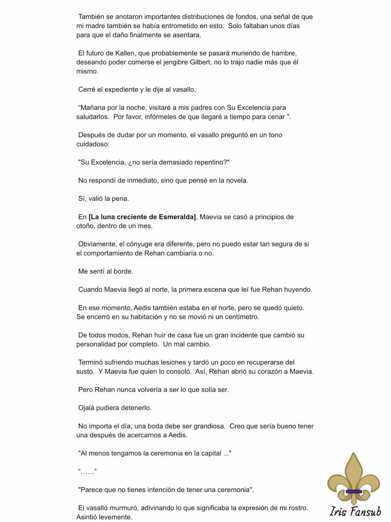 En Lugar Del Hijo, Tomaré Al Padre (Novela) capítulo 18 página 4