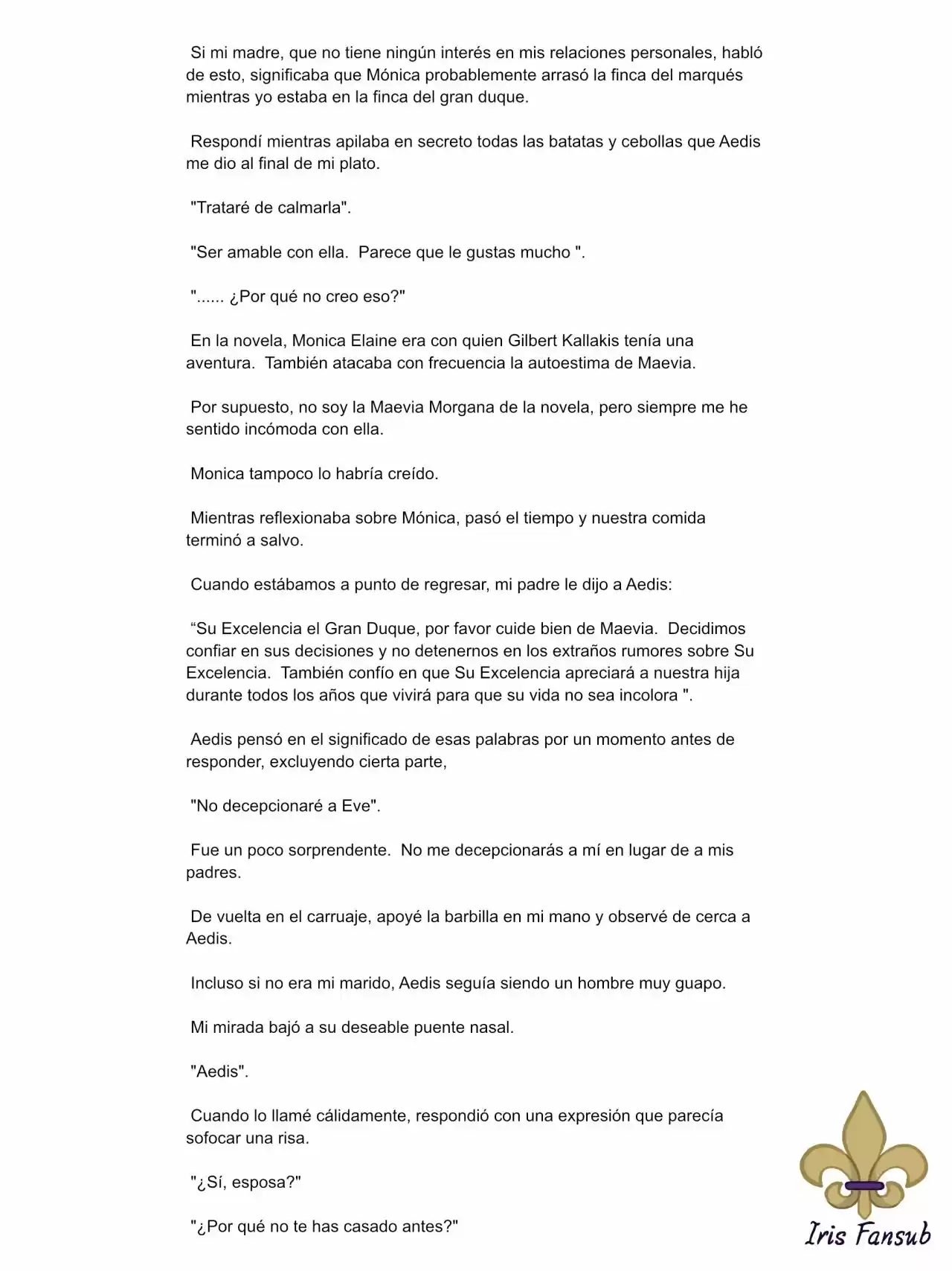 En Lugar Del Hijo, Tomaré Al Padre (Novela) capítulo 22 página 3