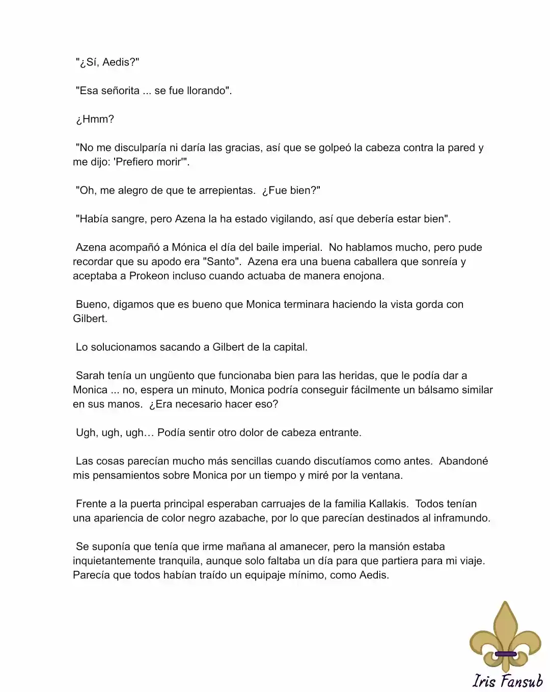 En Lugar Del Hijo, Tomaré Al Padre (Novela) capítulo 24 página 3