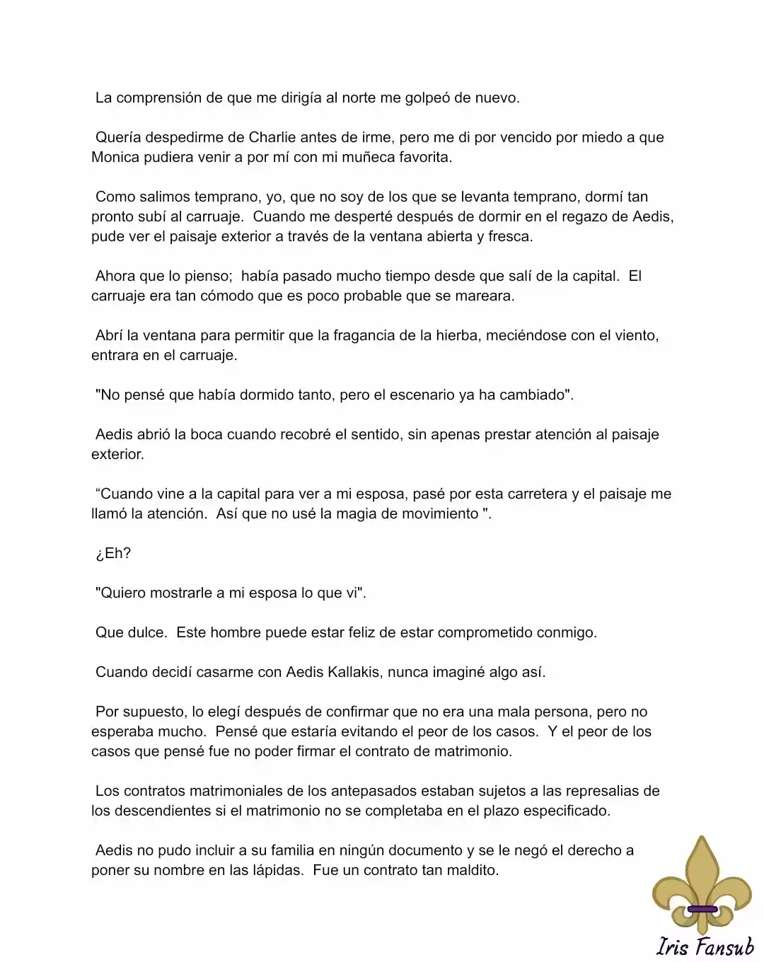 En Lugar Del Hijo, Tomaré Al Padre (Novela) capítulo 24 página 6