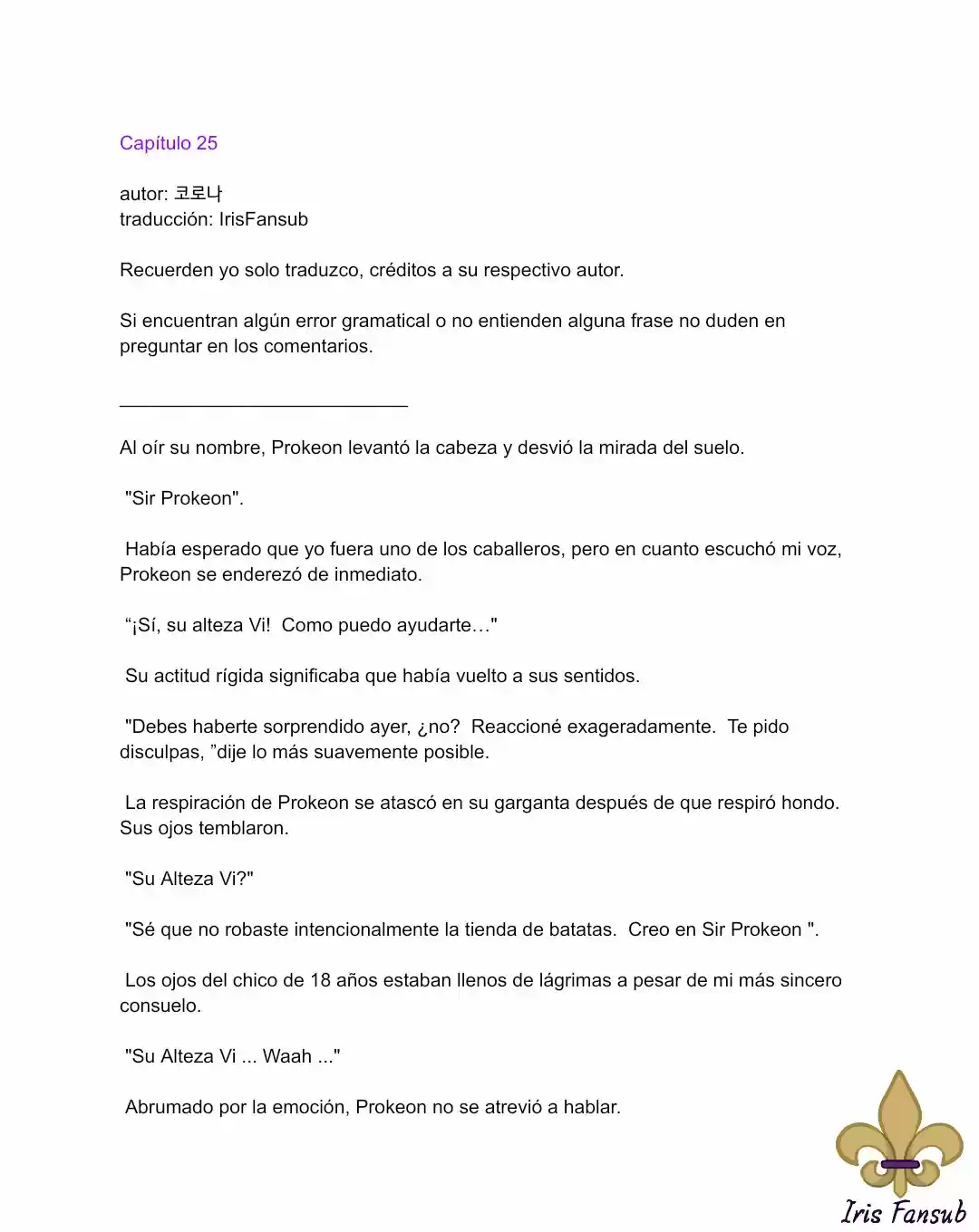 En Lugar Del Hijo, Tomaré Al Padre (Novela) capítulo 25 página 2