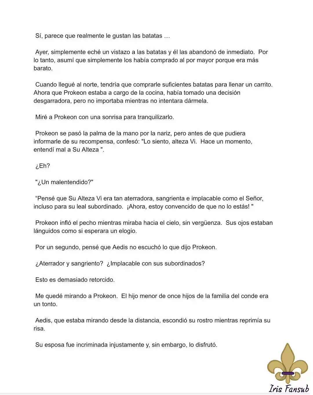 En Lugar Del Hijo, Tomaré Al Padre (Novela) capítulo 25 página 3