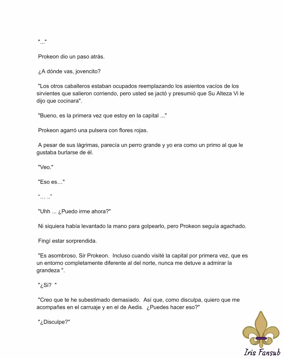 En Lugar Del Hijo, Tomaré Al Padre (Novela) capítulo 25 página 5