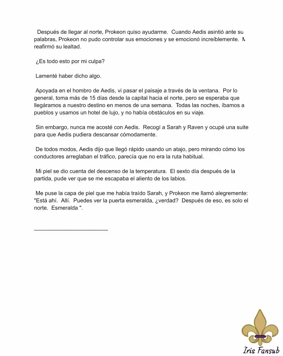 En Lugar Del Hijo, Tomaré Al Padre (Novela) capítulo 25 página 8