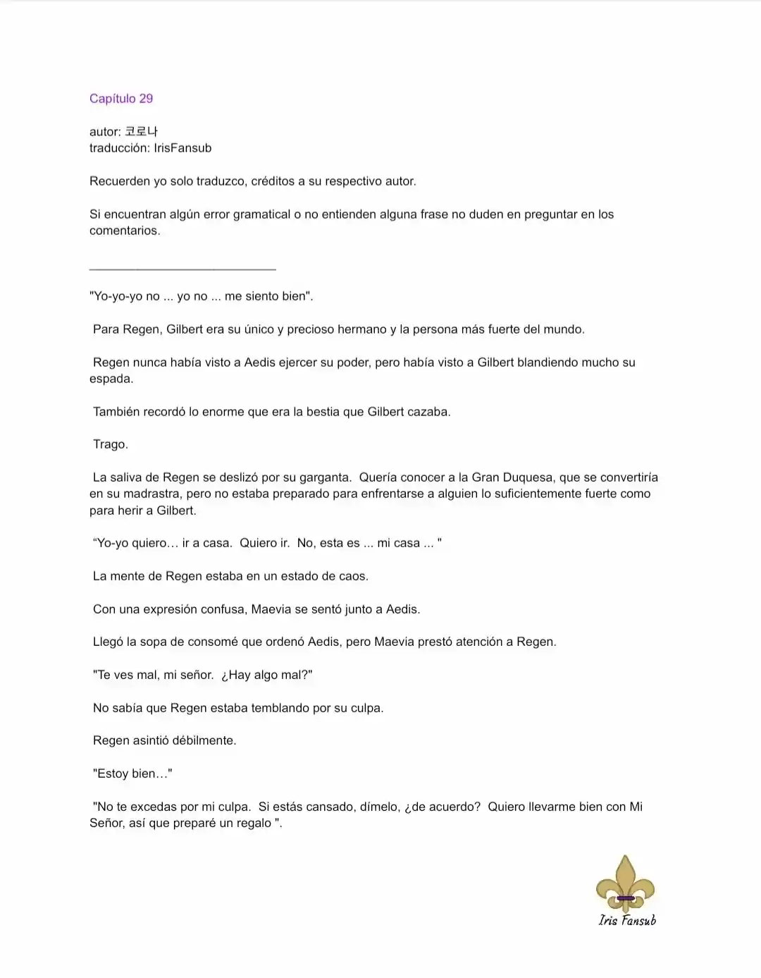 En Lugar Del Hijo, Tomaré Al Padre (Novela) capítulo 29 página 2