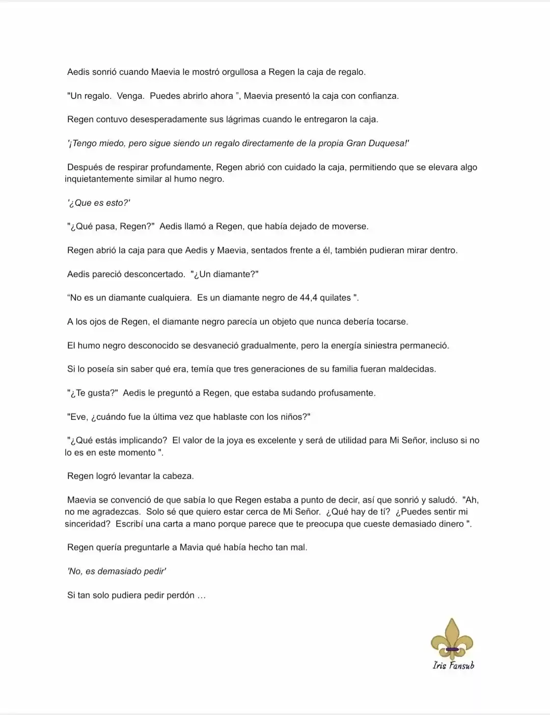 En Lugar Del Hijo, Tomaré Al Padre (Novela) capítulo 29 página 3