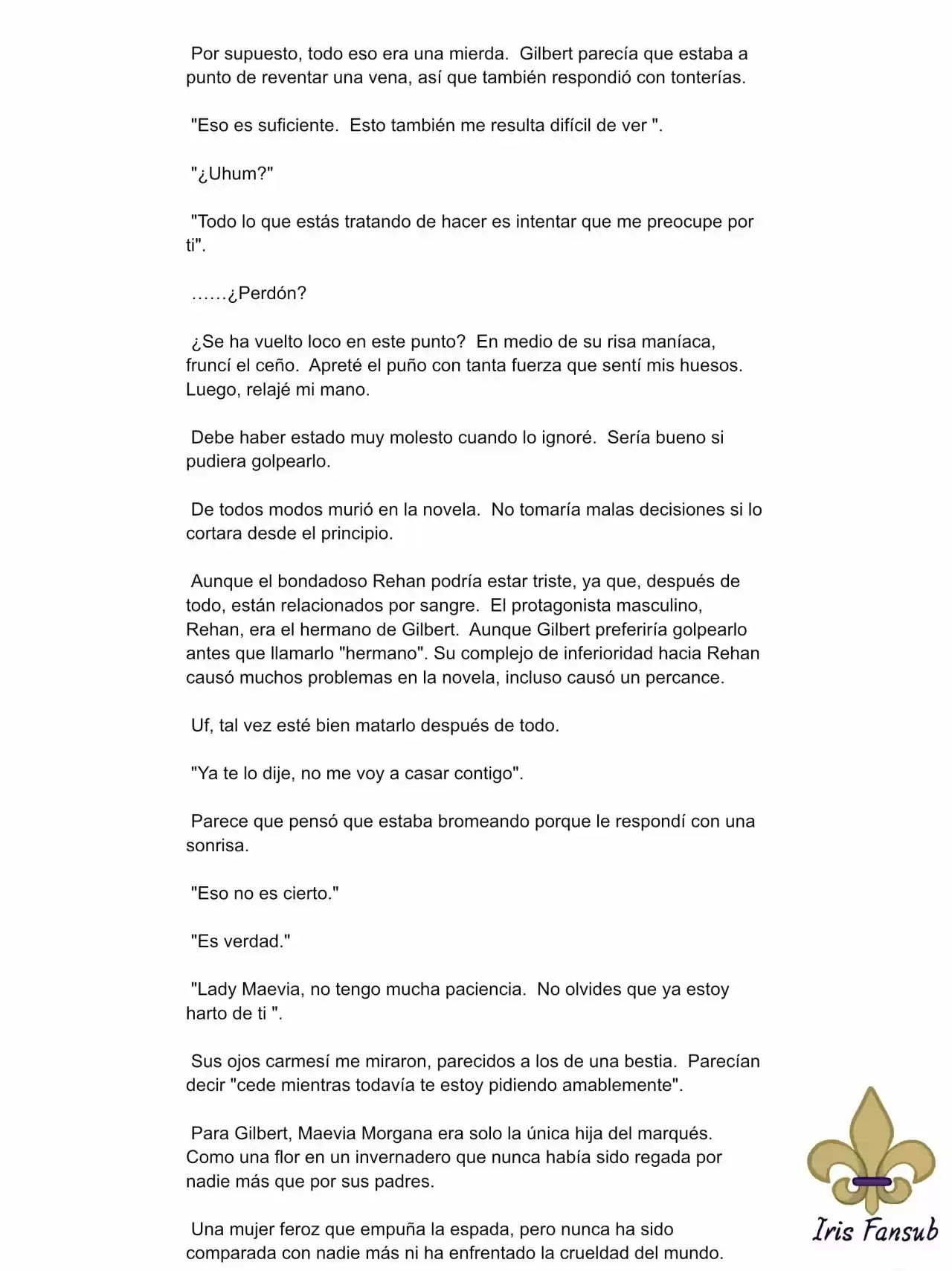 En Lugar Del Hijo, Tomaré Al Padre (Novela) capítulo 3 página 5
