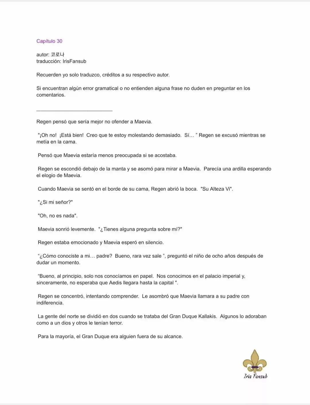 En Lugar Del Hijo, Tomaré Al Padre (Novela) capítulo 30 página 2