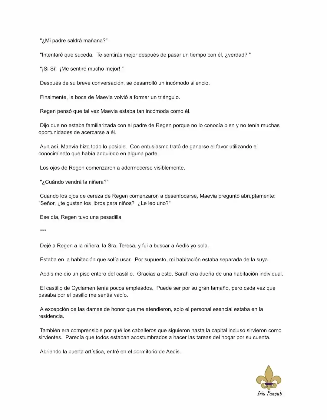 En Lugar Del Hijo, Tomaré Al Padre (Novela) capítulo 30 página 3