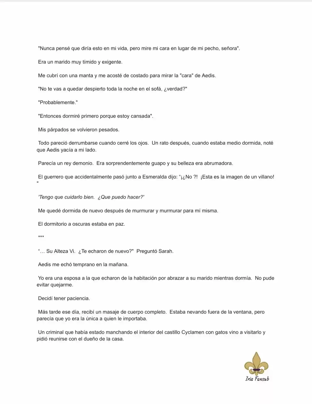 En Lugar Del Hijo, Tomaré Al Padre (Novela) capítulo 30 página 6