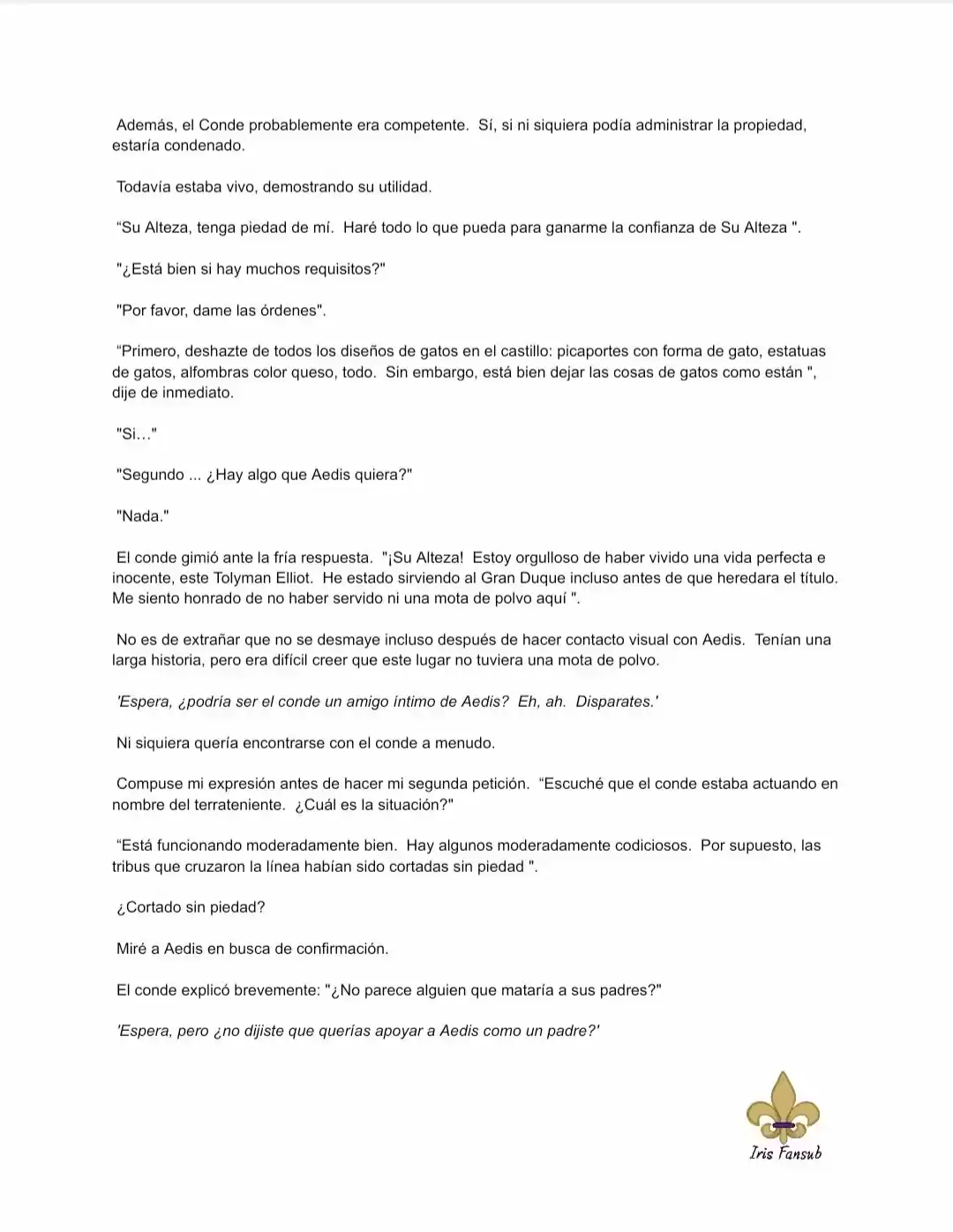En Lugar Del Hijo, Tomaré Al Padre (Novela) capítulo 31 página 5