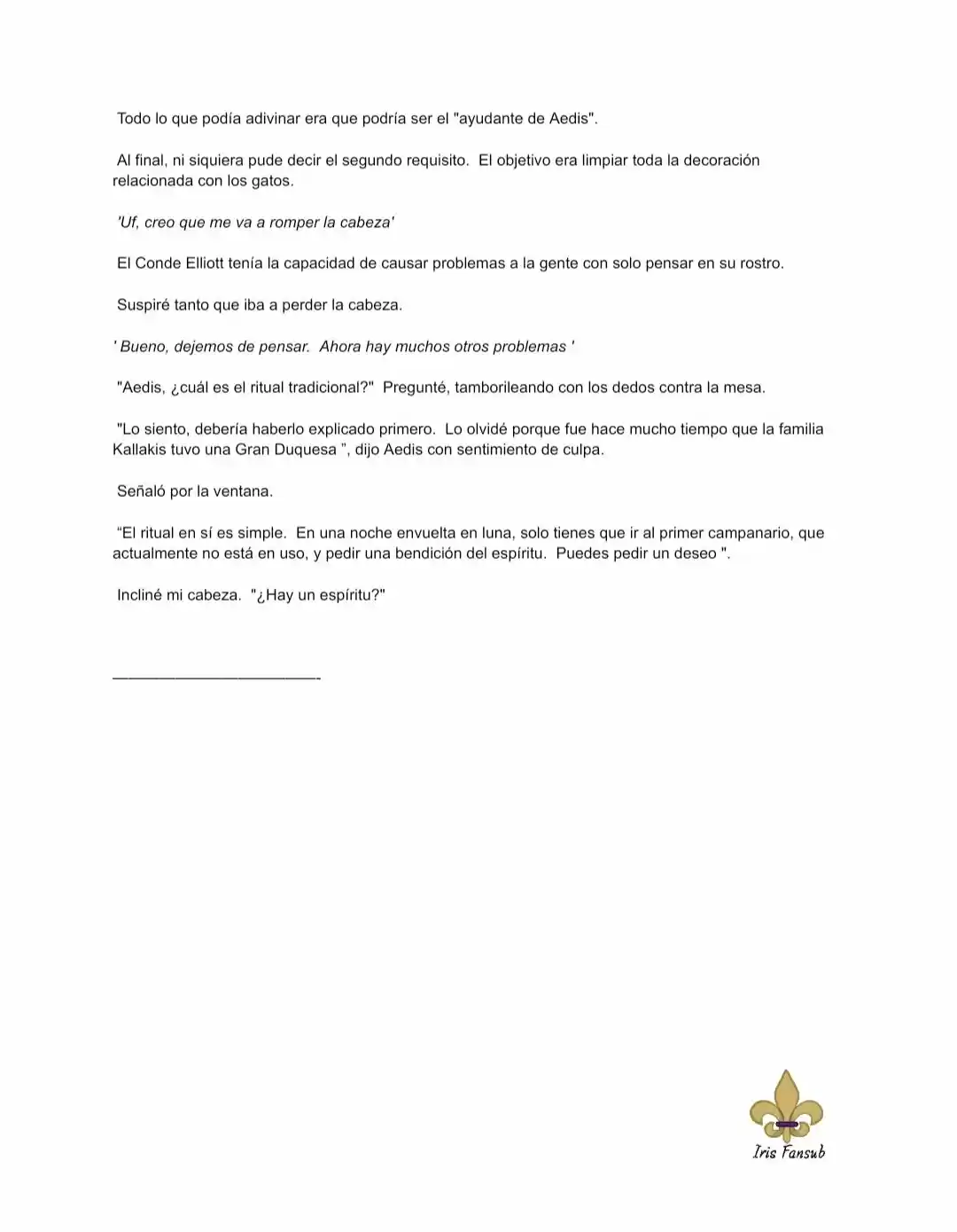 En Lugar Del Hijo, Tomaré Al Padre (Novela) capítulo 31 página 7
