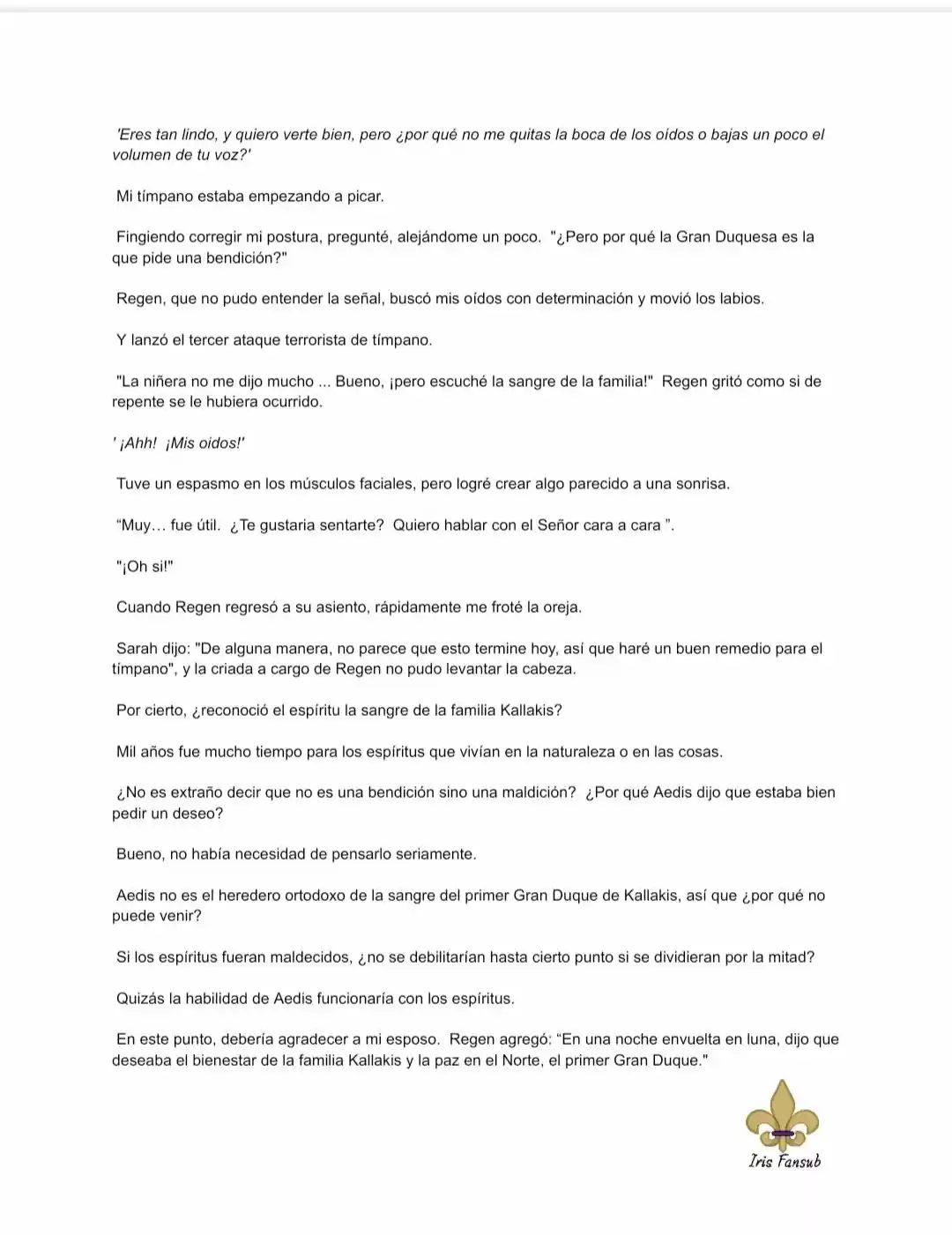 En Lugar Del Hijo, Tomaré Al Padre (Novela) capítulo 32 página 6