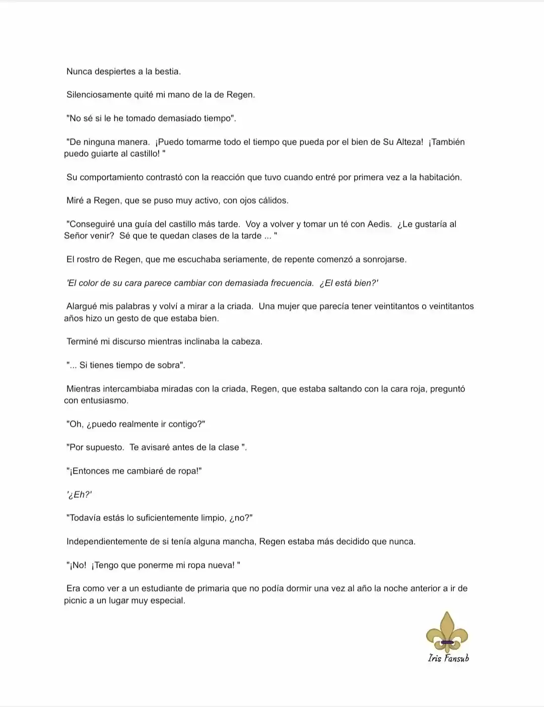 En Lugar Del Hijo, Tomaré Al Padre (Novela) capítulo 33 página 6