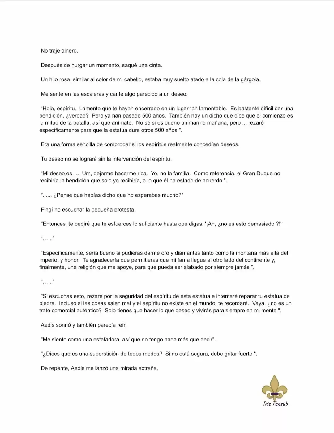 En Lugar Del Hijo, Tomaré Al Padre (Novela) capítulo 35 página 6